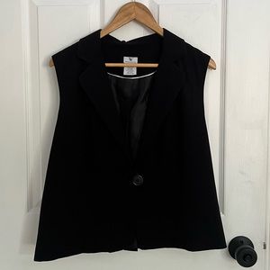 Worthington Black Vest XL Womenswear